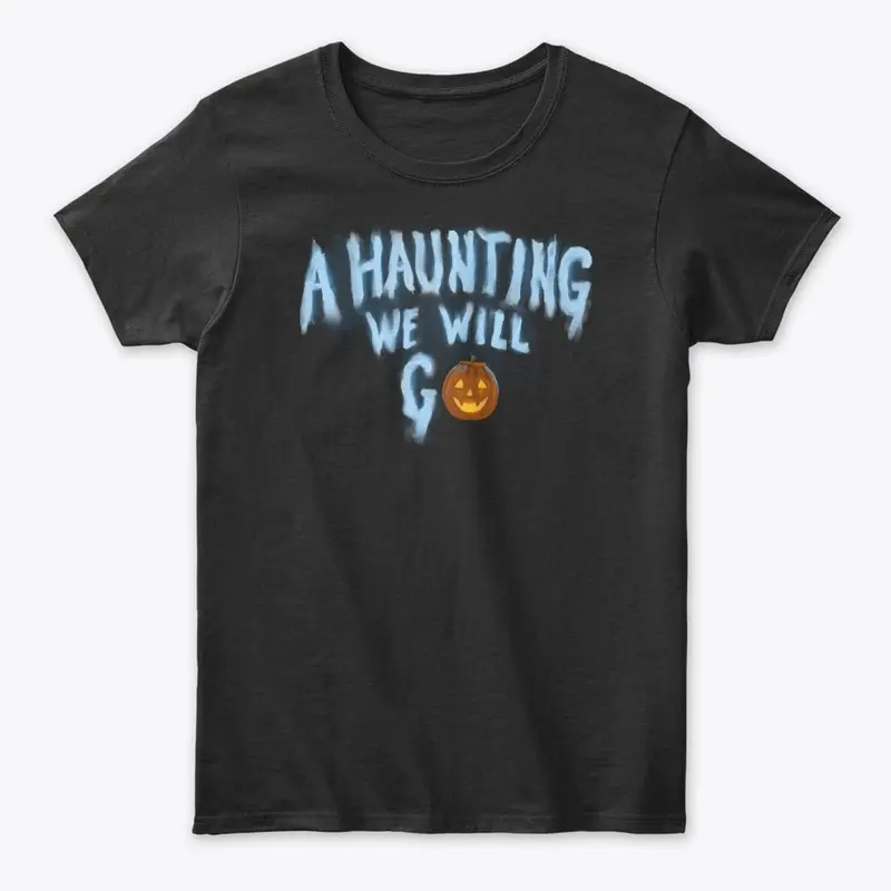 A HAUNTING WE WILL GO : LOGO